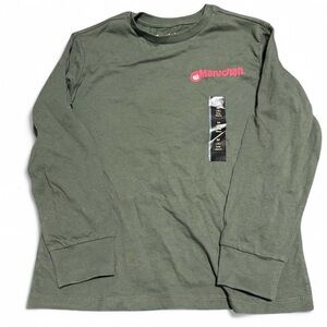 Kids Green Maruchan long sleeve shirt size M